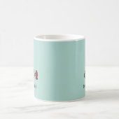 Name-Pixel-Feuerwehrmann Kaffeetasse (Mittel)