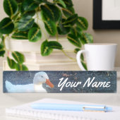 Name Plakat der Ente Namensplakette