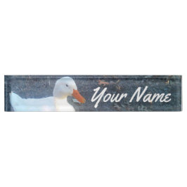 Name Plakat der Ente Namensplakette