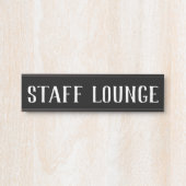 Name Plakate für die Personallounge Türschild (Vorderseite )