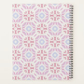 Name Planner mit Foto auf Grunge-Muster Planer (Rückseite)