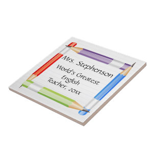 Name Plaque oder Untersetzer des "Great Teacher Aw