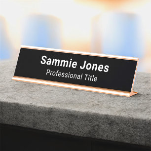 Name Plate für Angestellte von Geschäftsmitarbeite Schreibtischnamensplakette