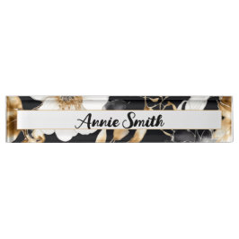 Name Plate für den Schreibtisch Hope Floral (WM100 Namensplakette