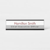 Name Plate für Schreibtisch oder Wall HAMbyWG Schreibtischnamensplakette (Vorderseite )