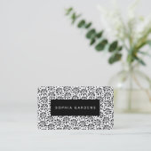 Name Plate - Muster 020818 Visitenkarte (Stehend Vorderseite)