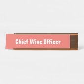 Name Plate Schreibtischnamensplakette (Vorderseite )