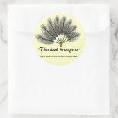 Name Plate Sticker (Fantasy Feather Mask) (Tasche)