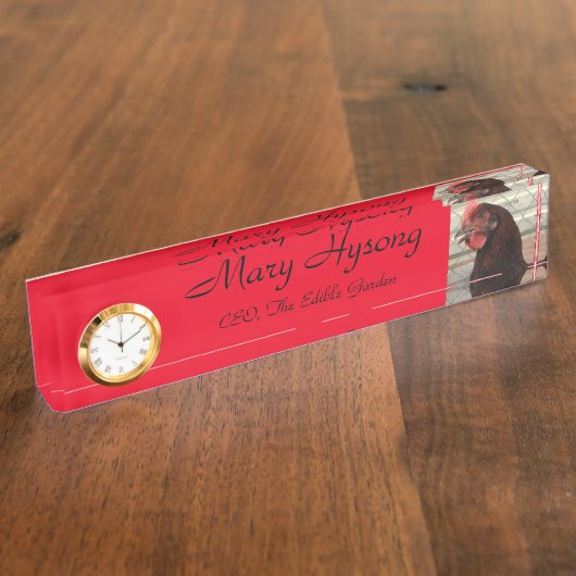 Name-Platte Namensplakette (Seite)