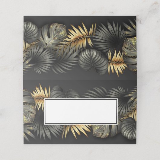 Name Platzkarte (Außenseite Aufgefaltet)