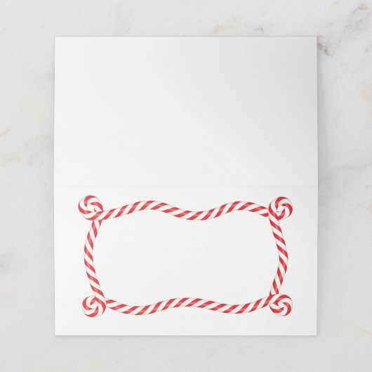 Name Platzkarte (Außenseite Aufgefaltet)