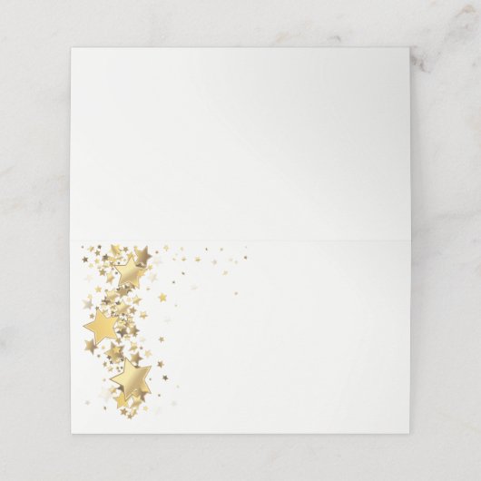 Name Platzkarte (Außenseite Aufgefaltet)