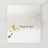 Name Platzkarte glücklich Neues Jahr (Außenseite Aufgefaltet)