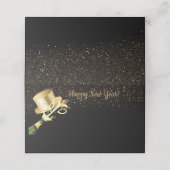 Name Platzkarte glücklich Neues Jahr (Außenseite Aufgefaltet)