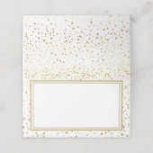 Name Platzkarte-Gold-Stars Platzkarte (Außenseite Aufgefaltet)