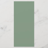 Name Platzkarte | Hochzeitsmenü Menükarte (Rückseite)