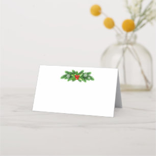 Name Platzkarte-Holly Bough Platzkarte