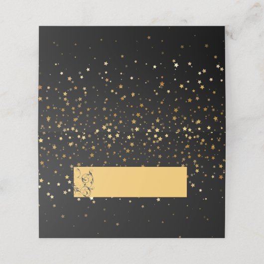 Name Platzkarte Starry Night (Außenseite Aufgefaltet)