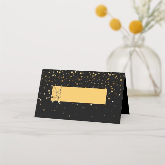 Name Platzkarte Starry Night (Vorderseite)
