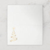 Name Platzkarte-Weihnachtsbaum Platzkarte (Außenseite Aufgefaltet)