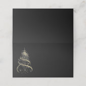 Name Platzkarte-Weihnachtsbaum Platzkarte (Außenseite Aufgefaltet)