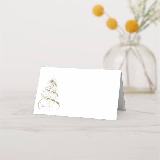 Name Platzkarte-Weihnachtsbaum Platzkarte (Vorderseite)