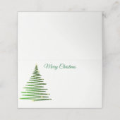 Name Platzkarte-Weihnachtsbaum-Platzkarte Platzkarte (Außenseite Aufgefaltet)