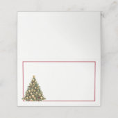 Name Platzkarte-Weihnachtsbaum-Platzkarte Platzkarte (Außenseite Aufgefaltet)