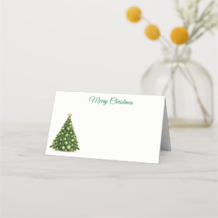 Name Platzkarte-Weihnachtsbaum-Platzkarte Platzkarte