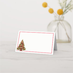 Name Platzkarte-Weihnachtsbaum-Platzkarte Platzkarte