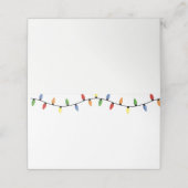 Name Platzkarte Weihnachtsleuchten (Außenseite Aufgefaltet)