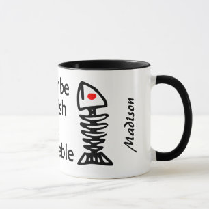 Name-Poker-Fisch-Tassen Tasse