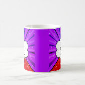 Name, Pop Art Cloud ändern - A B C D E Kaffeetasse (Mittel)