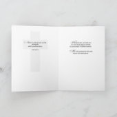 Name-Priester-Ruhestand, GoldChalice, auf Karte (Innenseite)