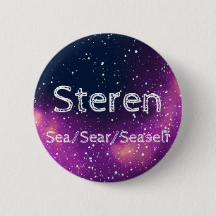 Name ___ + Pronomen anpassbare Galaxie Button