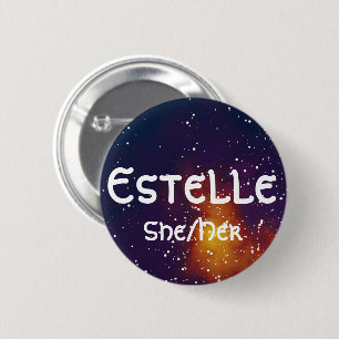 Name ___ + Pronomen Anpassbare Galaxie Button