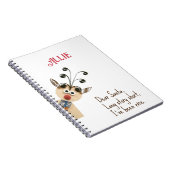 Name: Quill Reindeer Peeking Holiday Planner Notizblock (Rechte Seite)