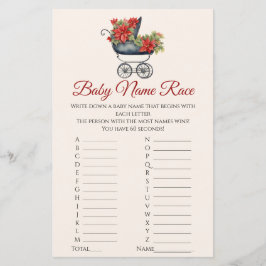 Name Race Baby Xmas Carriage Baby Shooting Game