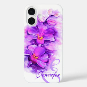 Name Radiant Orchid lila Kunst Florenz iPhone 16 Hülle