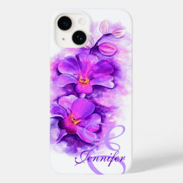 Name Radiant Orchid lila Kunst Florenz Case-Mate iPhone 14 Hülle
