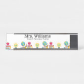 Name, Rangstufe, Lehrerbewertung, benutzerdefinier Schreibtischnamensplakette (Vorderseite )