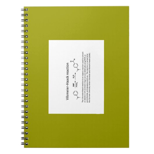 Name reaction Note Notizblock (Vorderseite)