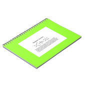 Name reaction Note Notizblock (Linke Seite)