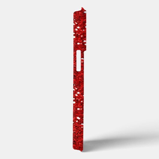 Name Red Diamond Glitzer Look Case-Mate iPhone Hülle (Rückseite / Rechts)