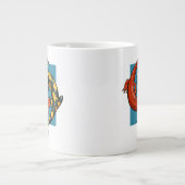 Name Red & Fire Salamanders Cartoon hinzufügen Jumbo-Tasse (Vorderseite)