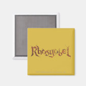 Name Rhosgobel Magnet (Vorderseite/Rückseite)