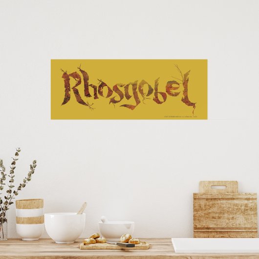 Name Rhosgobel Poster (Küche)