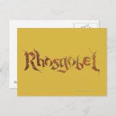 Name Rhosgobel Postkarte (Vorne/Hinten)