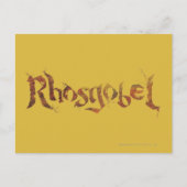 Name Rhosgobel Postkarte (Vorderseite)