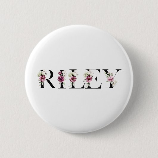 Name Riley Button (Vorderseite)